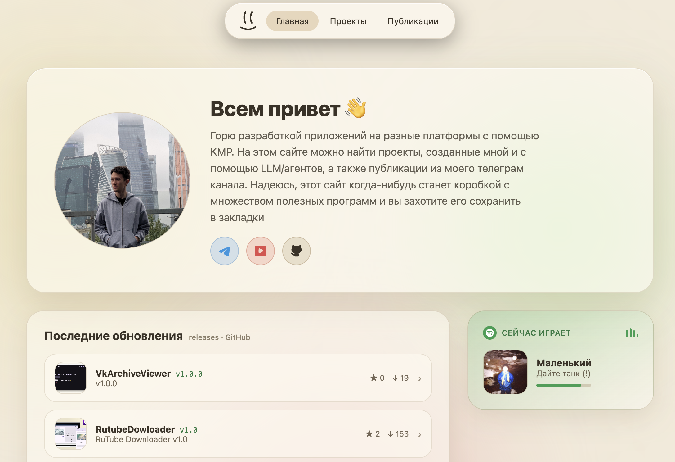 Скриншот проекта ProfileWebNORM